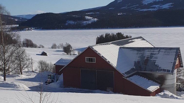 Bilde av gården til Lome Samdrift i Valdres.